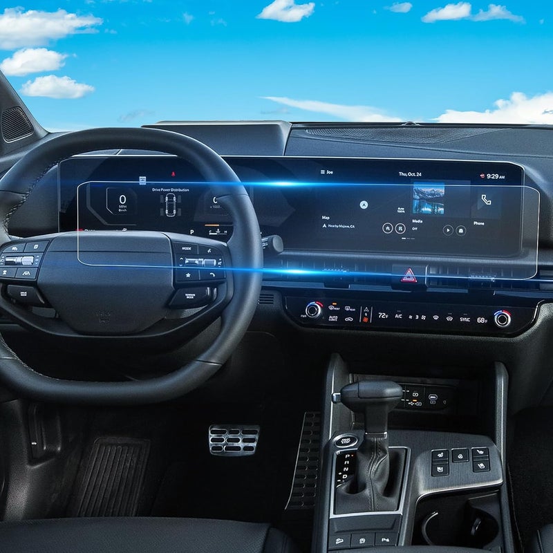 WEIPIN لـ 2 قطع واقي شاشة مدمج 2026 كيا سبورتاج و EV6 بحجم 12.3 بوصة مع شاشتين تعملان باللمس عالية الوضوح - ملحقات سبورتاج و EV6 - Image 1